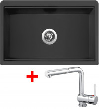 Sinks FARMHOUSE 838 NANO Nanoblack+...